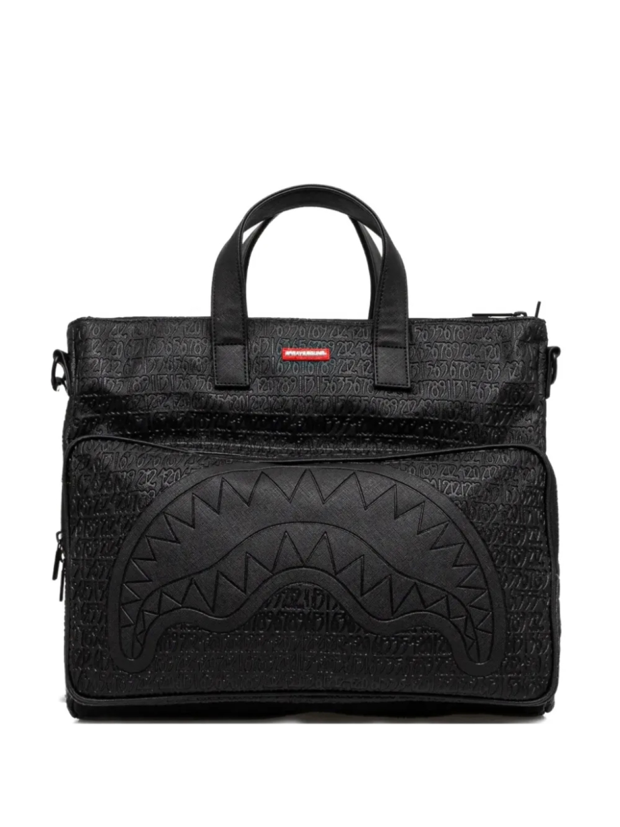 

Sprayground сумка-тоут с тисненым логотипом, черный
