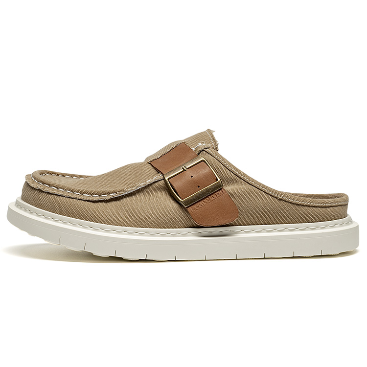 

LEAVELAND Закрытые тапочки мужские светло-коричневые, цвет Light Brown