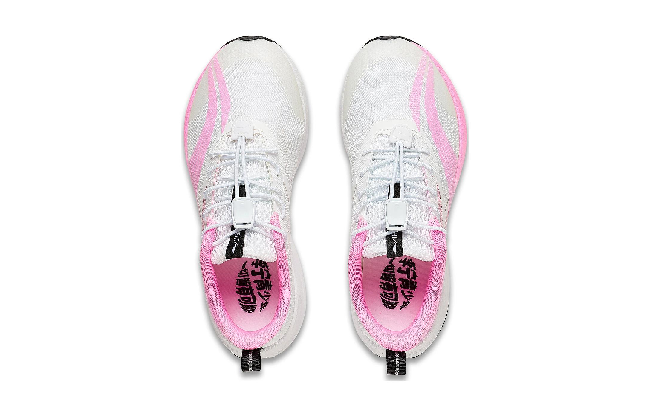 Ультралегкие детские кроссовки YOUNG20 Shock Absorbers Rebound Low Top LINING YOUNG, белый/розовый — фото 4