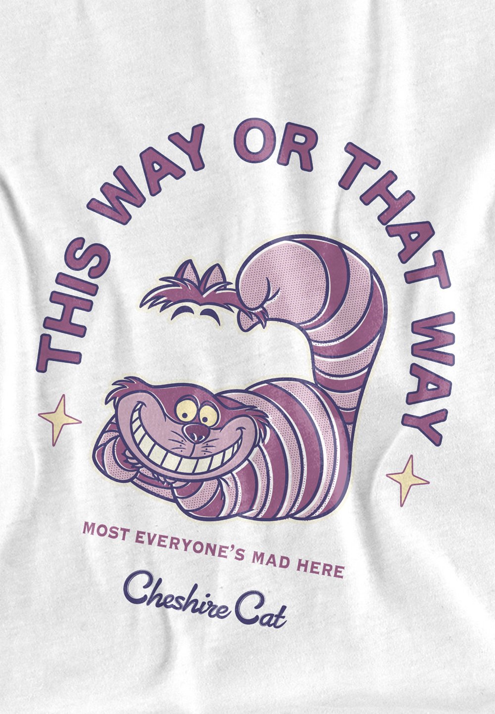 

Футболка с принтом CHESHIRE CAT EVERYONES MAD Disney, белый