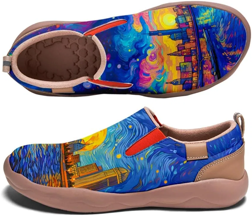 Лоферы мужские повседневные Art Painted Travel Sneakers, Milwaukee-01 Solepulse — фото 3