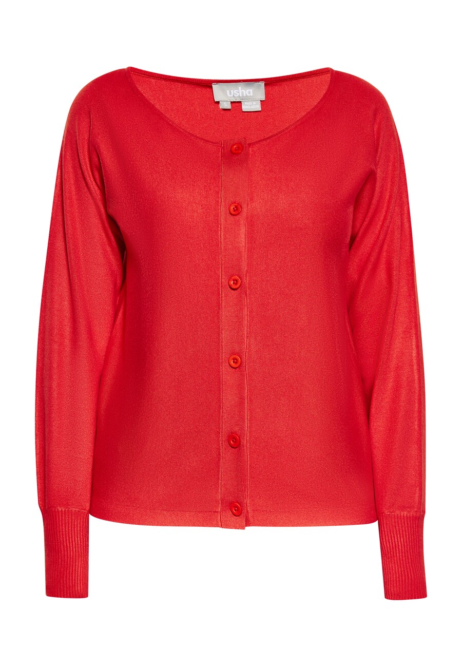 

Вязаный кардиган Usha, цвет Fire red