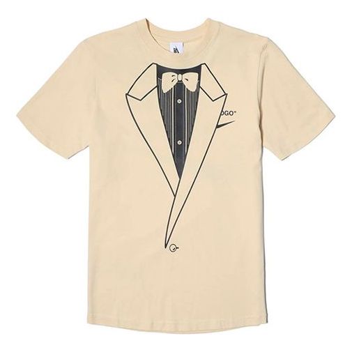 

Футболка Nike x Off-White NRG A6 T-Shirt 'Vanilla' BQ0827-294, желто-коричневый
