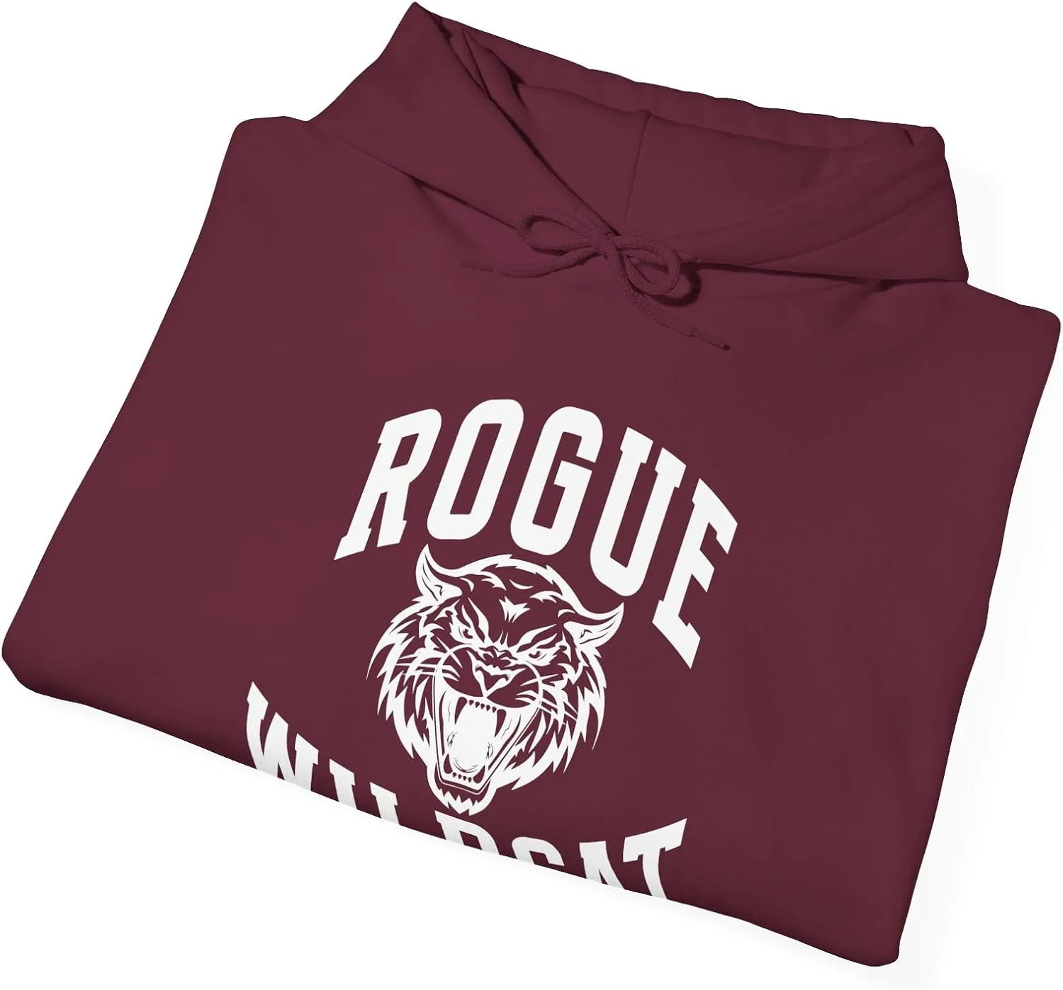 Толстовка Rogue Wildcat Heavy Black GENERIC, бордовый — фото 4