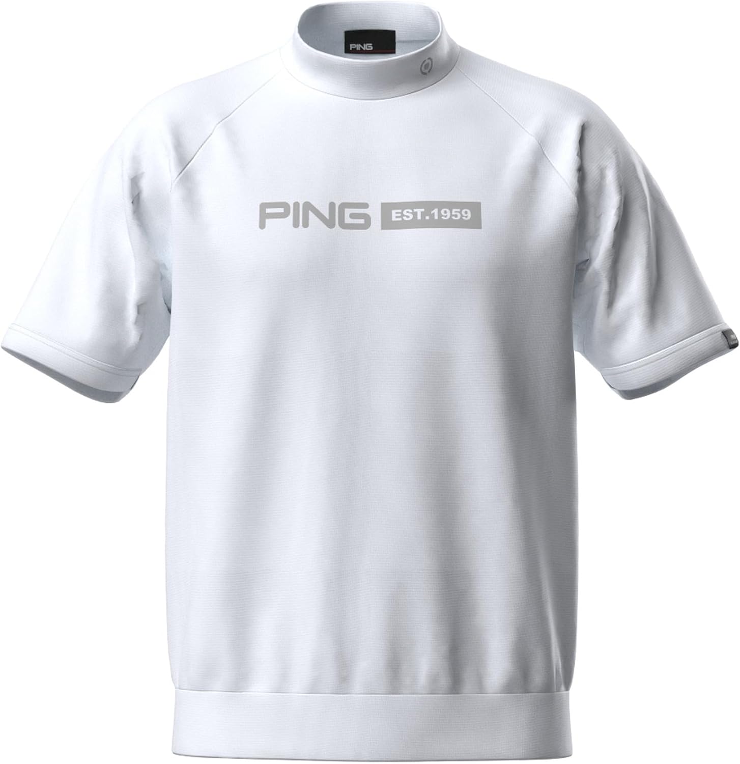 

Футболка с коротким рукавом и высоким воротником Pin Apparel 621-6167407 (эластичная, с защитой от УФ-излучения) / Мужская Ping Apparel, белый