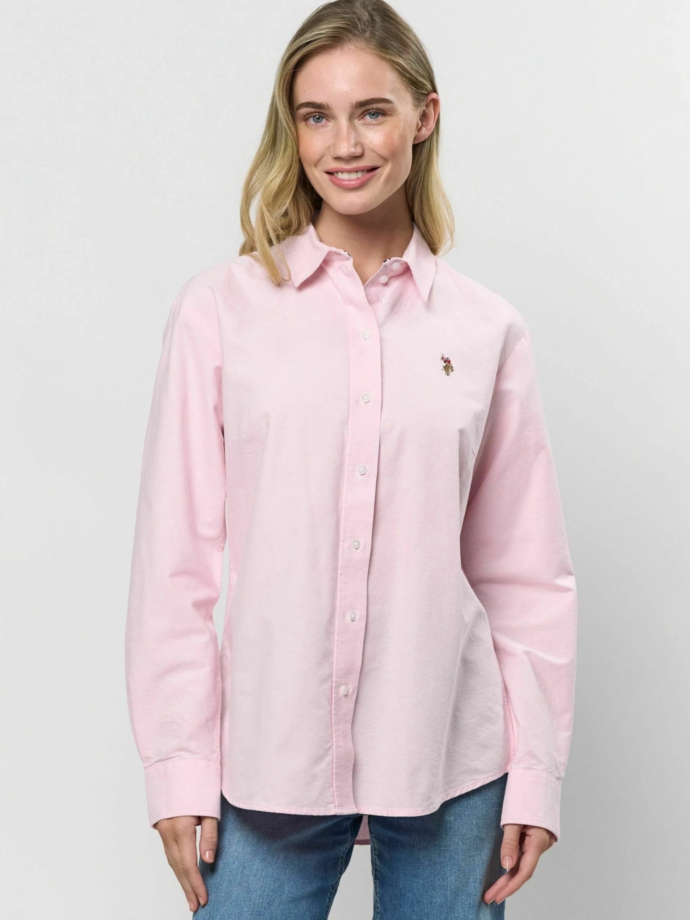 U.S. POLO ASSN. Футболка 'UWGina' в светло-розовом — фото 3