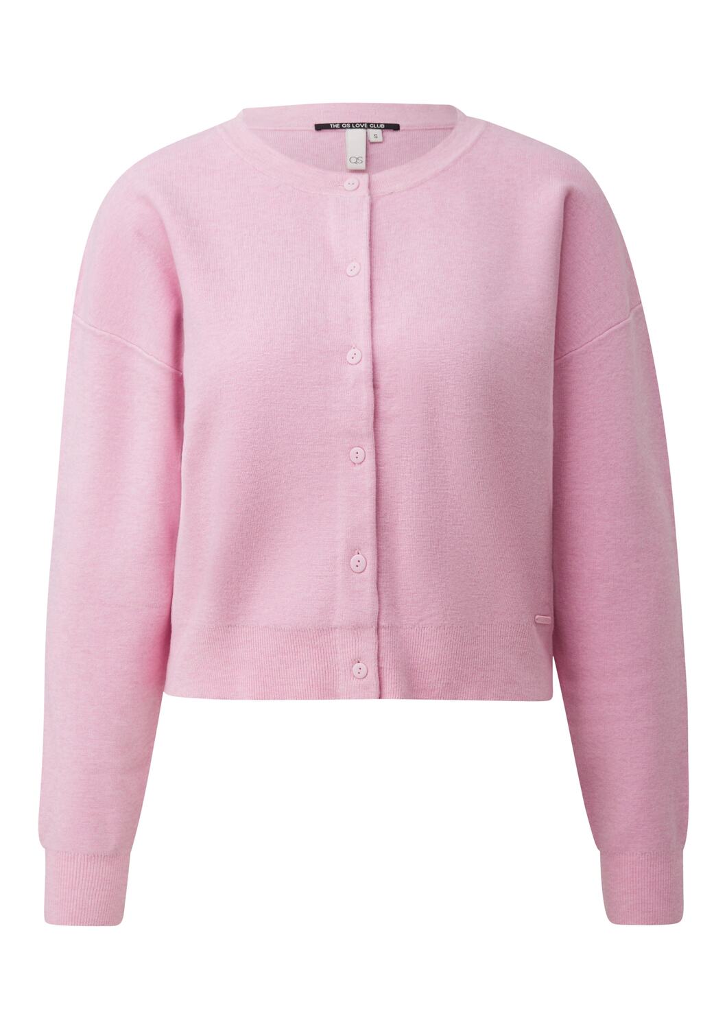 

QS Кардиган из трикотажа в розовом цвете