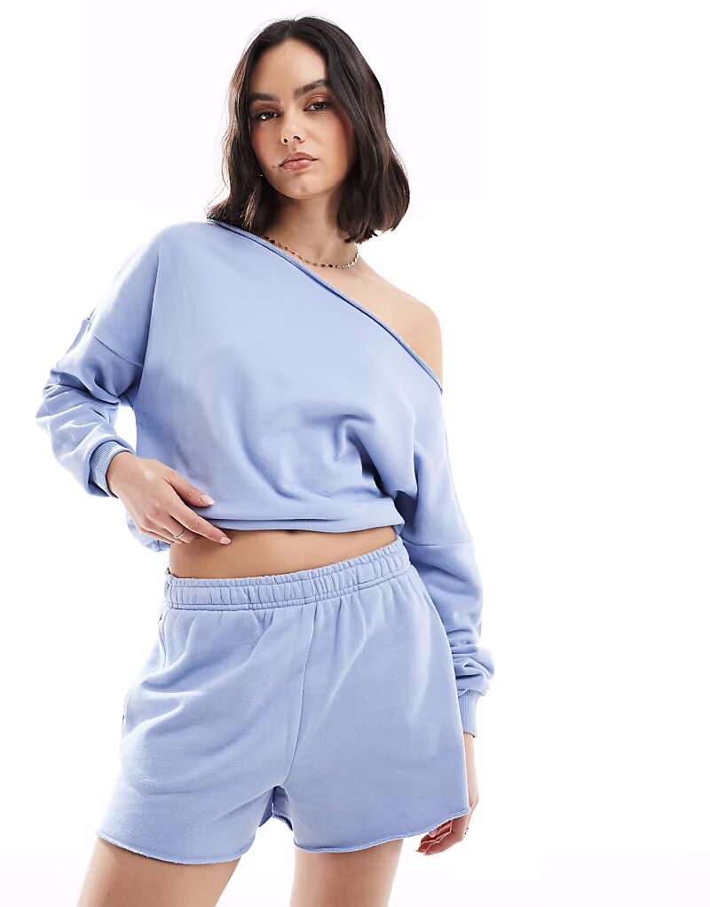 

Классические шорты из флиса Cotton On в темно-синем цвете Cotton:On