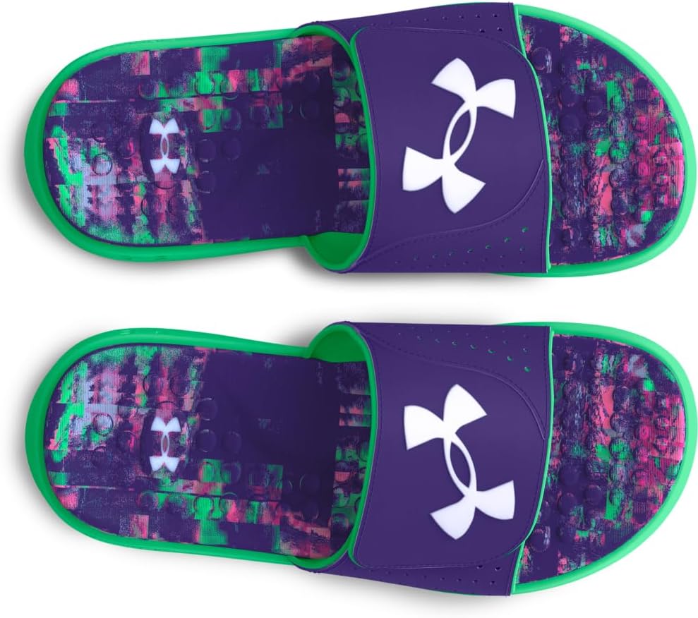 Детские сандалии Under Armour Ignite Pro Slide, зеленый — фото 4