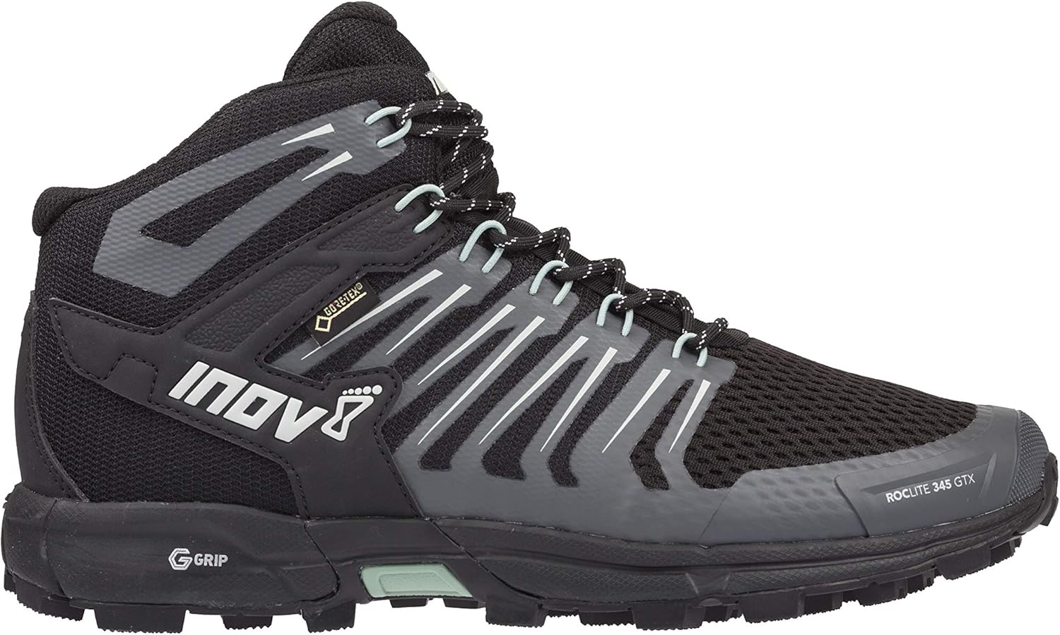 Мужские водонепроницаемые легкие походные ботинки Inov-8 Roclite 345 GTX Inov8, зеленый — фото 3