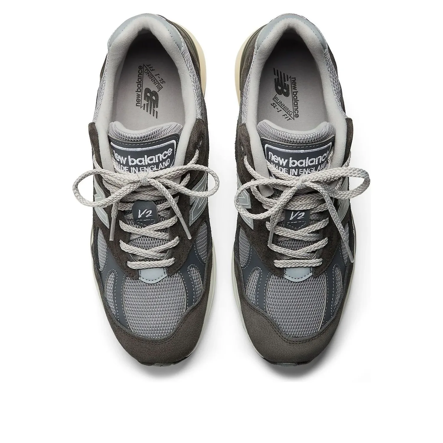 Кроссовки New Balance 991v2 Made in UK 'Cast Iron Gray Alloys', серый — фото 3