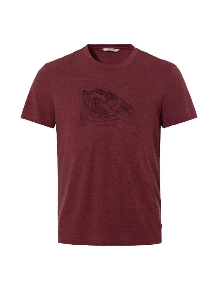 

Vaude Футболка Tekoa T-Shirt III красного цвета, Красный, Vaude Футболка Tekoa T-Shirt III красного цвета