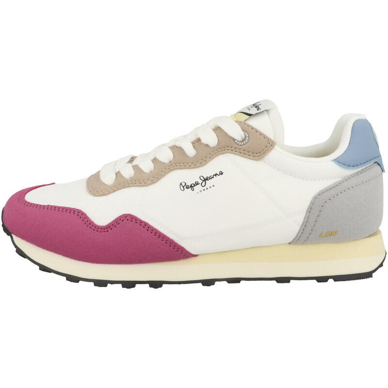 

Кроссовки Pepe Jeans Natch Basic, белый/темно-розовый/голубой/серый/бежевый