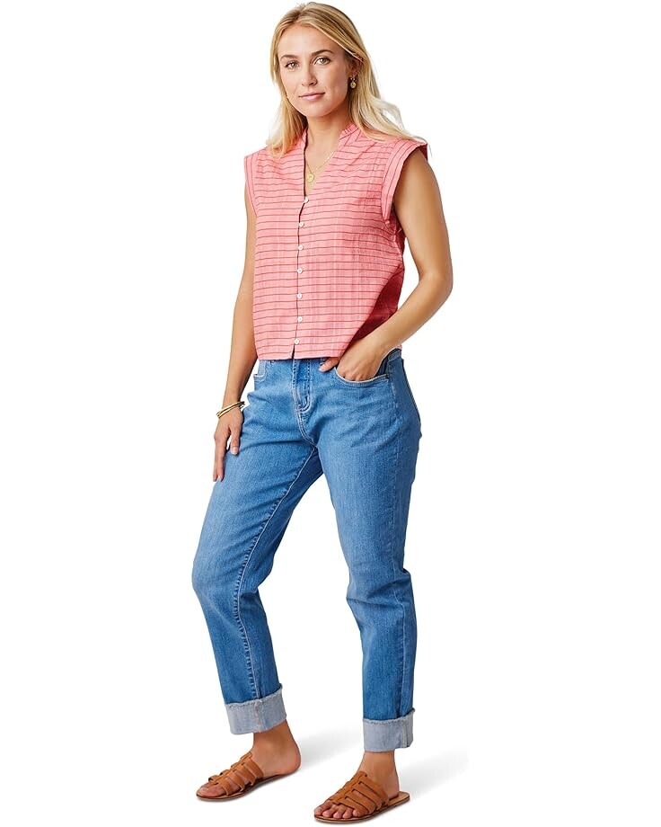 

Топ Carve Designs Reagan, цвет Grapefruit Harris Stripe