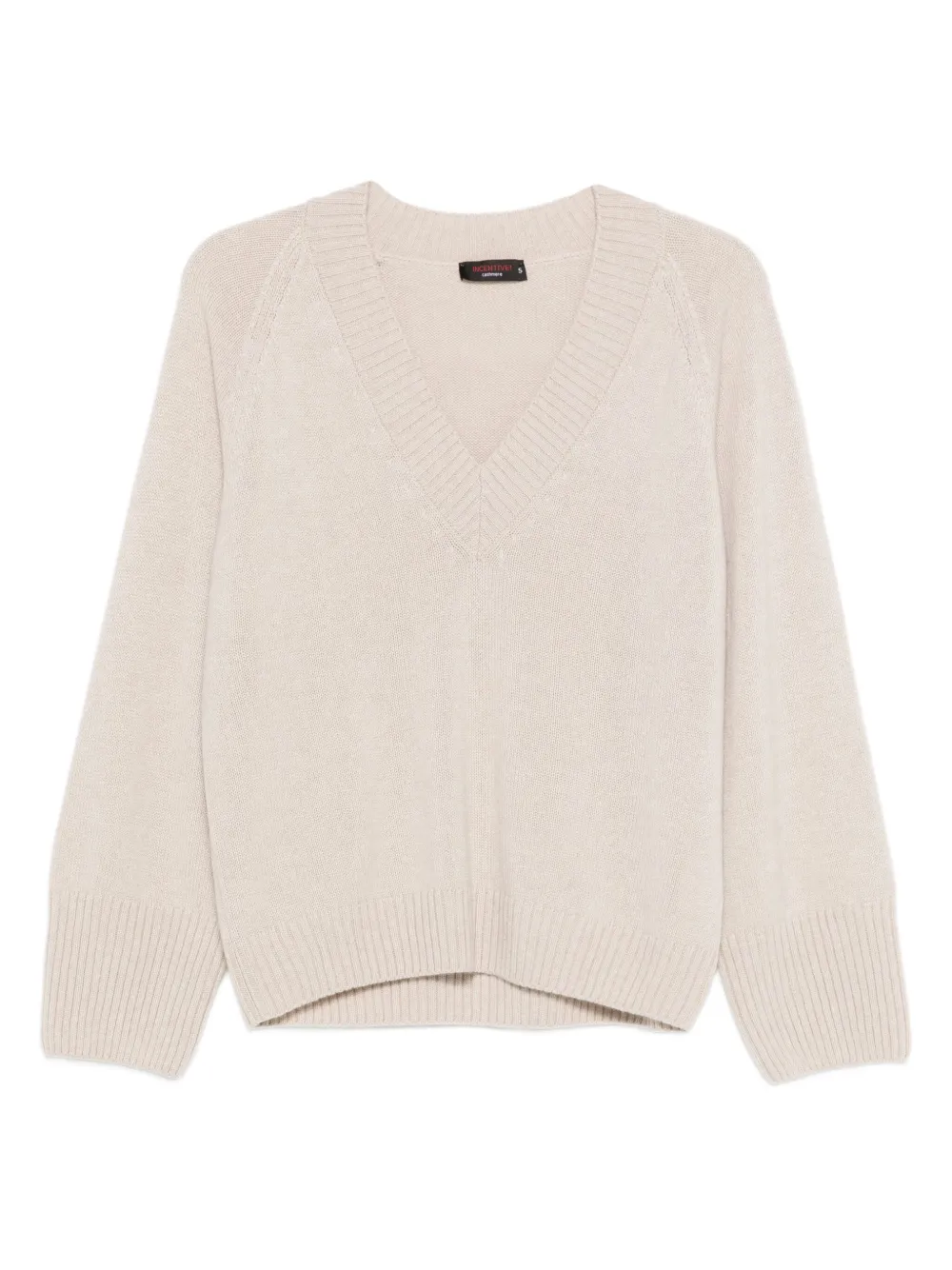 

Джемпер с V-образным вырезом и длинными рукавами Incentive! Cashmere, нейтральный