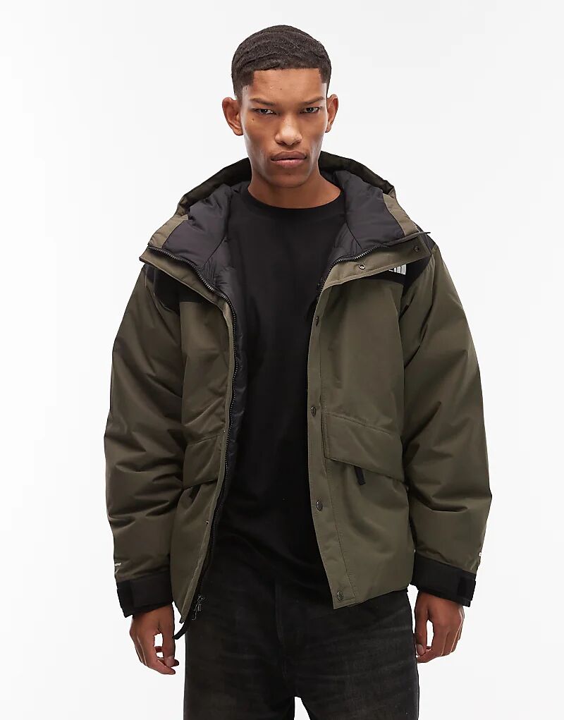 

Утепленная водонепроницаемая куртка North Face Mountain Down темно-зеленого цвета