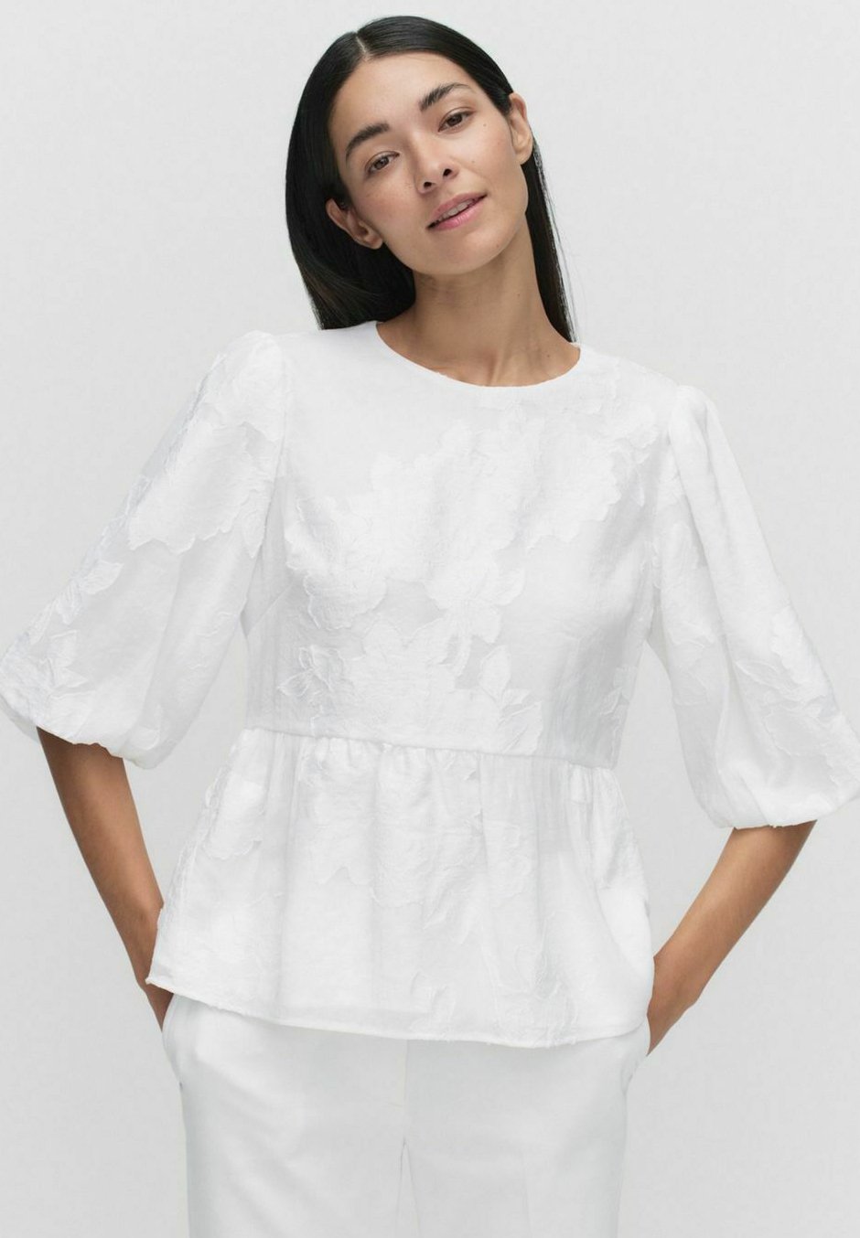 

Блуза NINNI PUFF SLEEVE STOCKH LM, белый