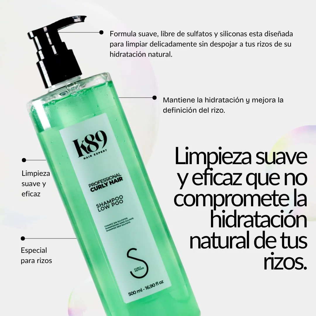 Шампунь Low Poo для вьющихся волос K89 Curly Hair Shampoo K89 Hair Expert — фото 3