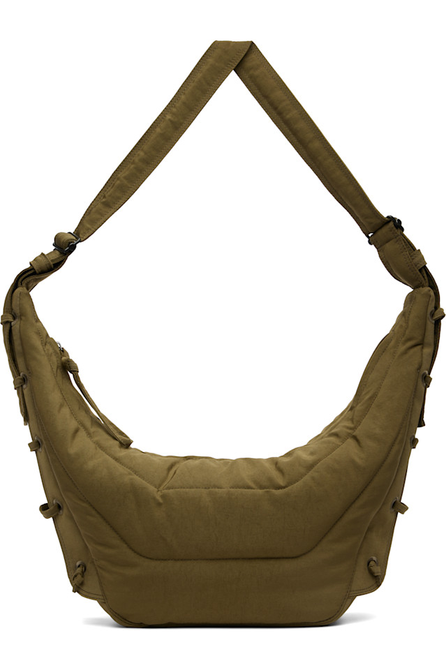 

Lemaire Средняя мягкая сумка для охоты цвета хаки