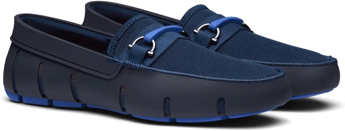 Лоферы SWIMS Sporty Bit Penny Loafers, Navy — фото 3