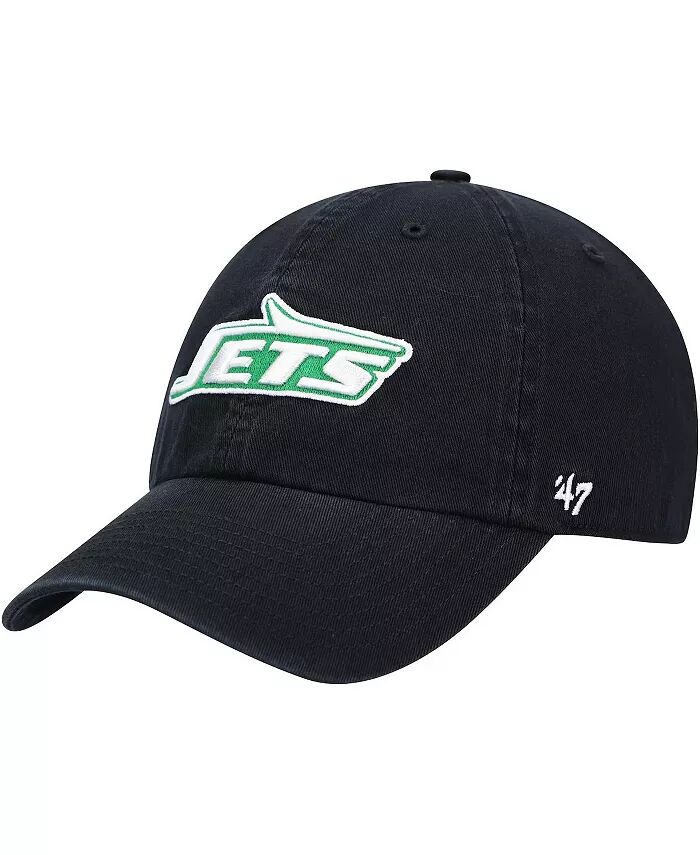 

47 Brand Мужская черная регулируемая кепка New York Jets Legacy '47 Brand