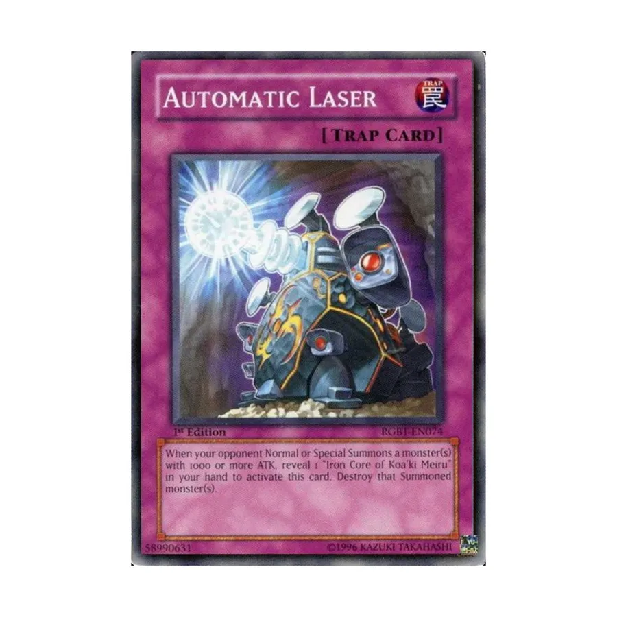 

CCG Автоматический лазер (общий), Yu-Gi-Oh - Raging Battles - Singles