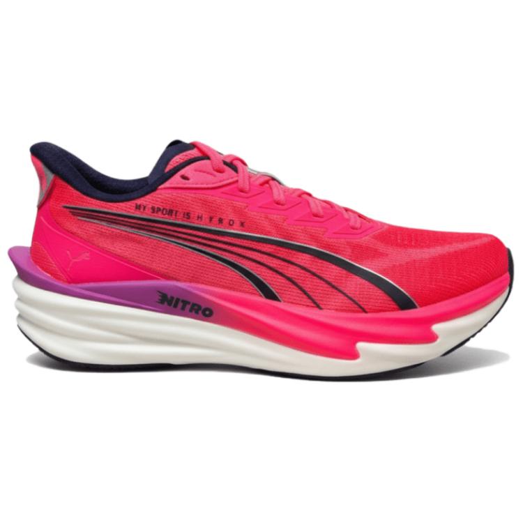 PUMA Повседневные беговые кроссовки для мужчин Slip Resistant, Rebound, And Breathable Dark Pink — фото 3
