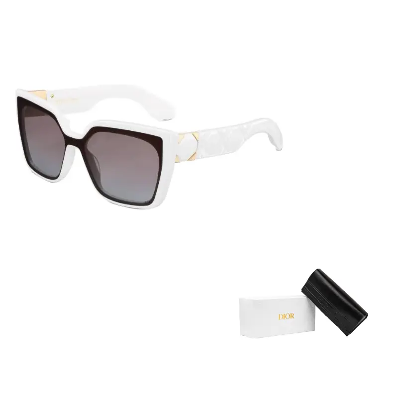 

DIOR Солнцезащитные очки асимметричной формы женские белые, White