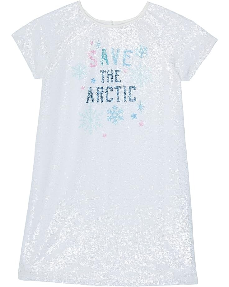 

Платье PEEK Peek X The Nature Conservancy All Over Sequins Dress, белый