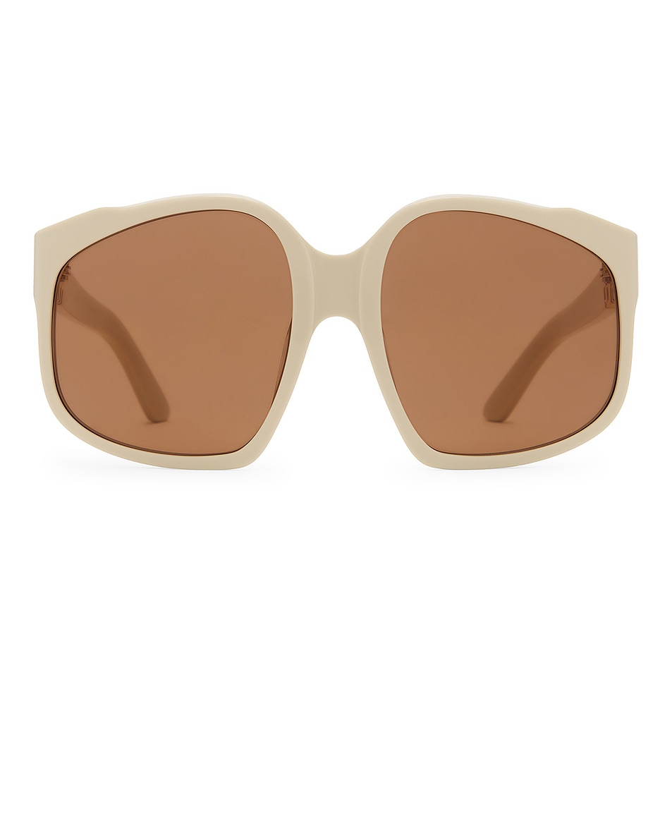 

Квадратные солнцезащитные очки Miu Miu, White