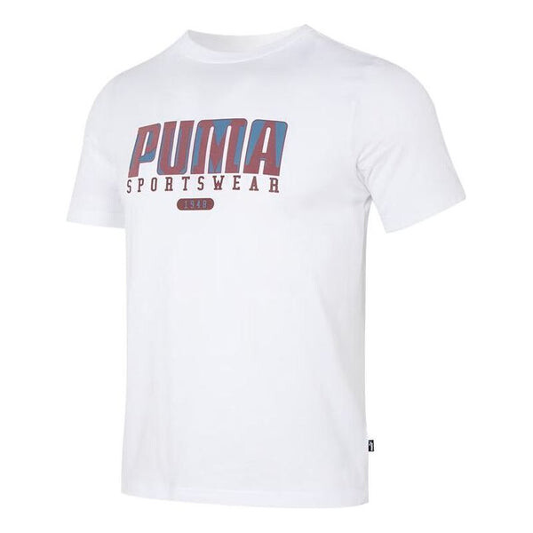 

Футболка sportswear graphics tee 'white' Puma, белый