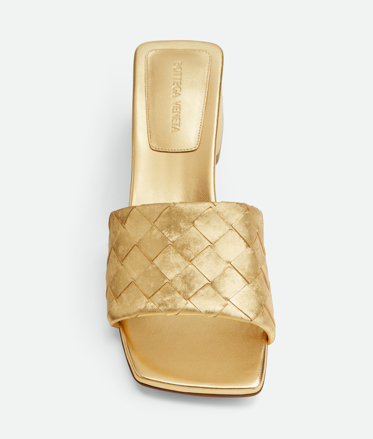 Парко мюль BOTTEGA VENETA, золото — фото 4