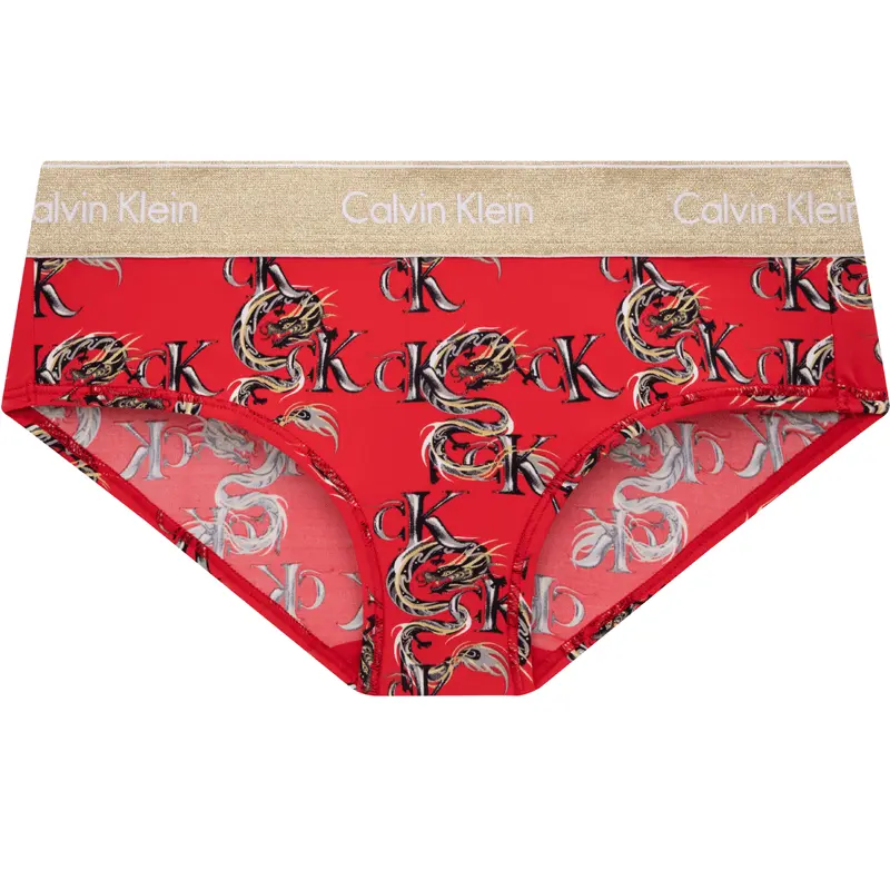 

Женские трусы 1 упаковка Calvin Klein, ML1-Dazzling красный