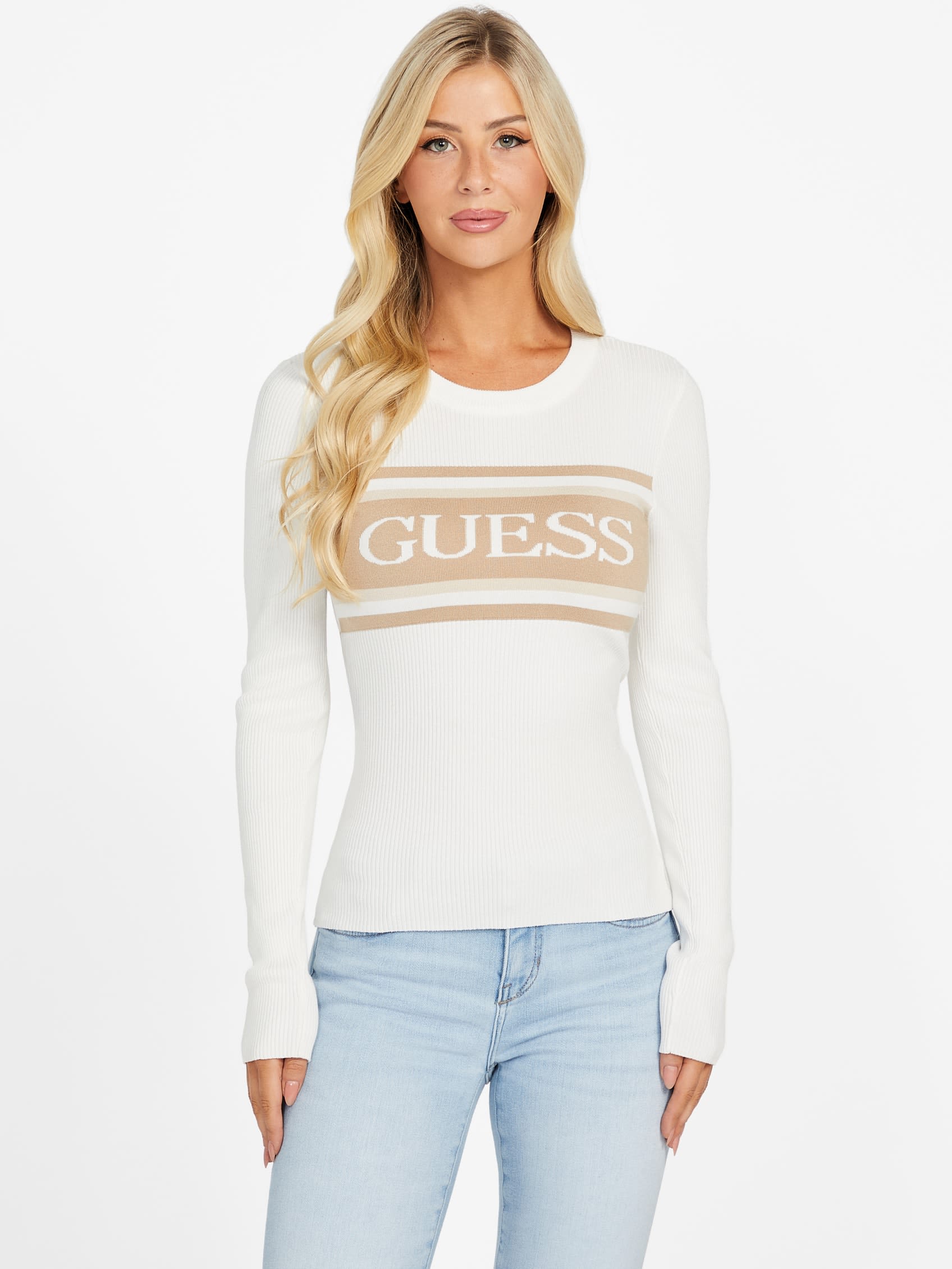 

Николайн свитер Guess Factory, Milky