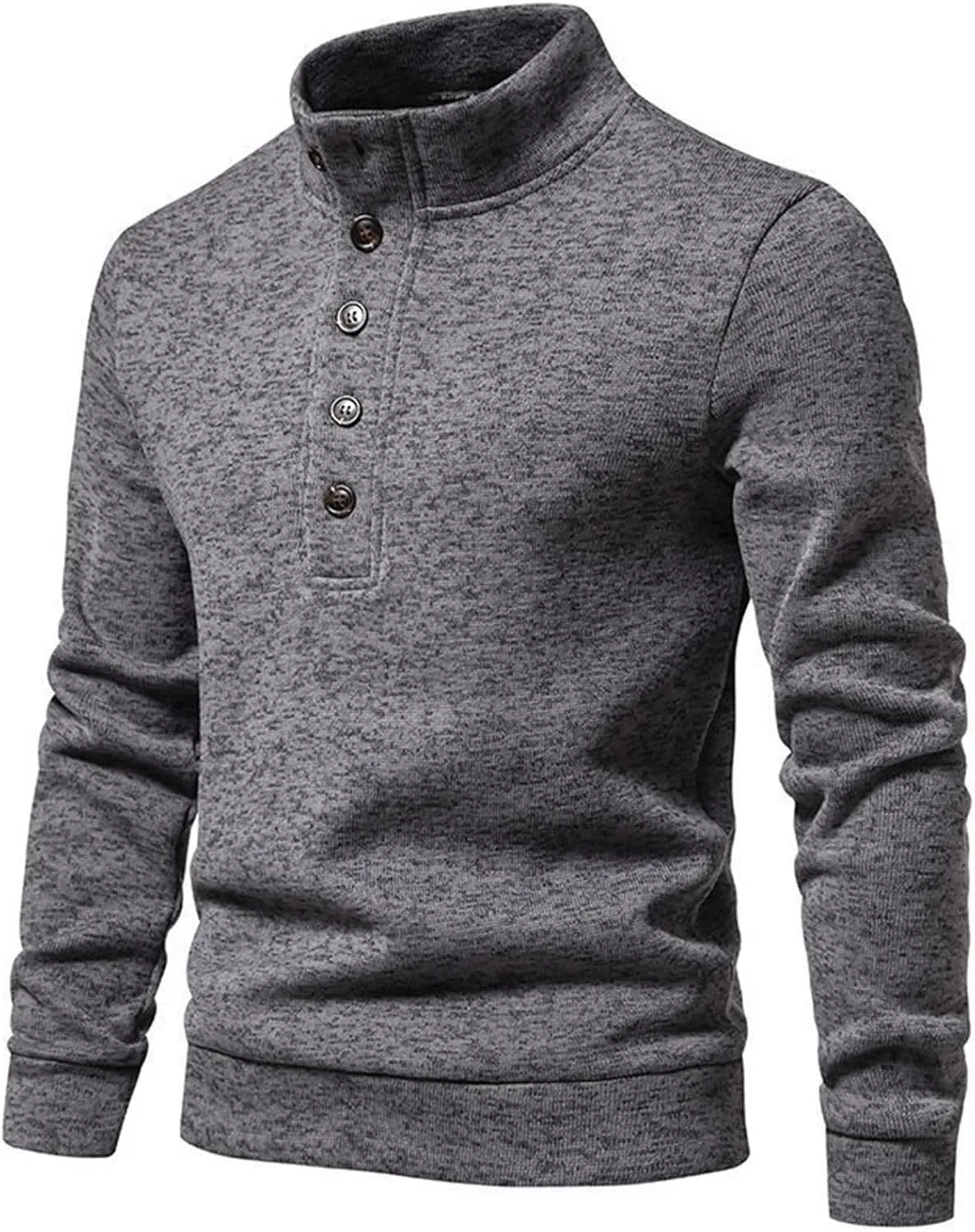 Термобельевая толстовка-пуловер для мужчин Casual Thermal Fleece Slim Fit — фото 3