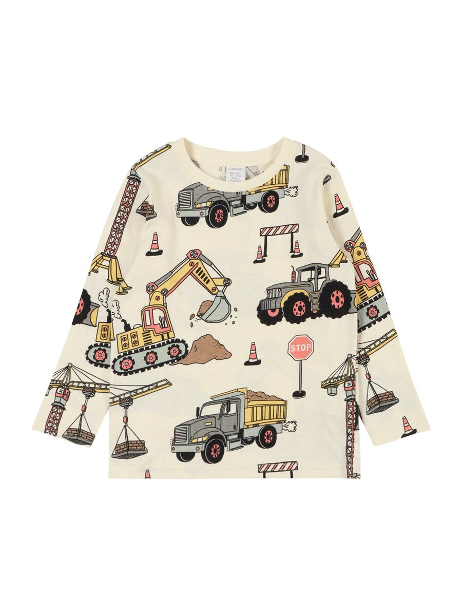 

Лонгслив Lindex Shirt Working Vehicles, цвет yellow/pastel yellow