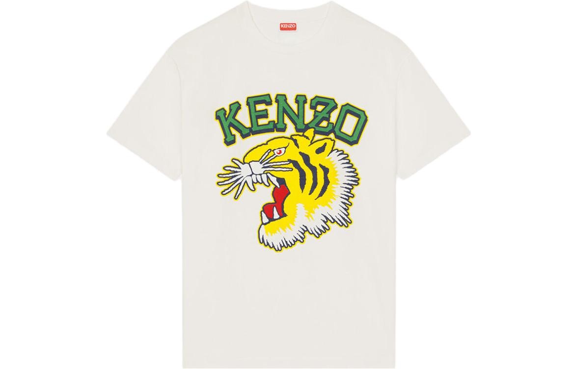 

Футболка VARSITY JUNGLE мужская белая Kenzo, белый