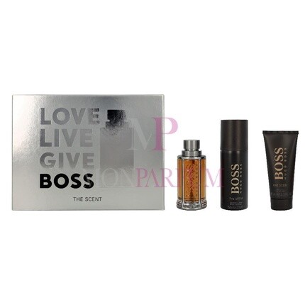 Hugo Boss The Scent Gift Set Eau De Toilette 100ml + Deodorant Spray 150ml + Sg 100ml For Men — фото 2