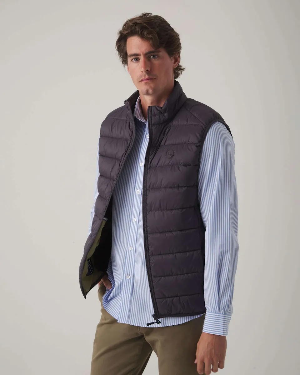 

Мужской стеганый жилет с молнией и высоким воротником Scotta 1985, бордовый