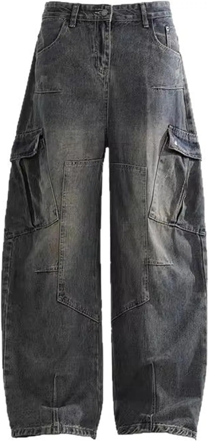 Джинсы свободные, streetwear, Retro Blue — фото 4