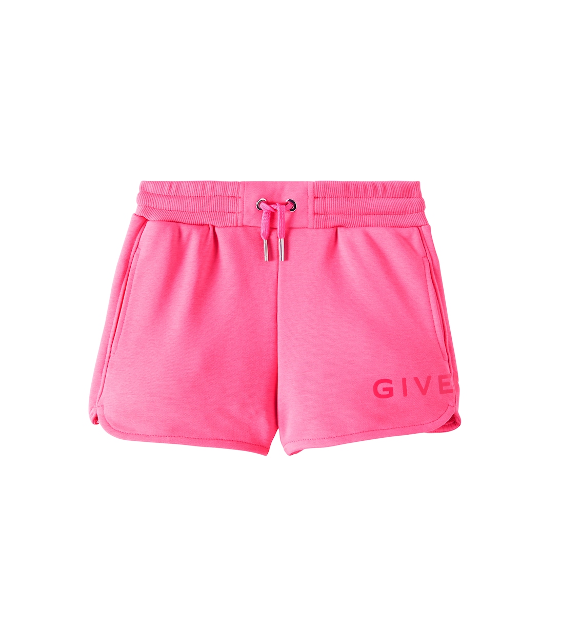 

Шорты из хлопковой смеси с логотипом Givenchy Kids, Rasberry