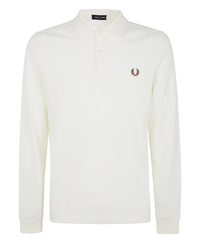 

Стильная рубашка с длинными рукавами Fred Perry, белый