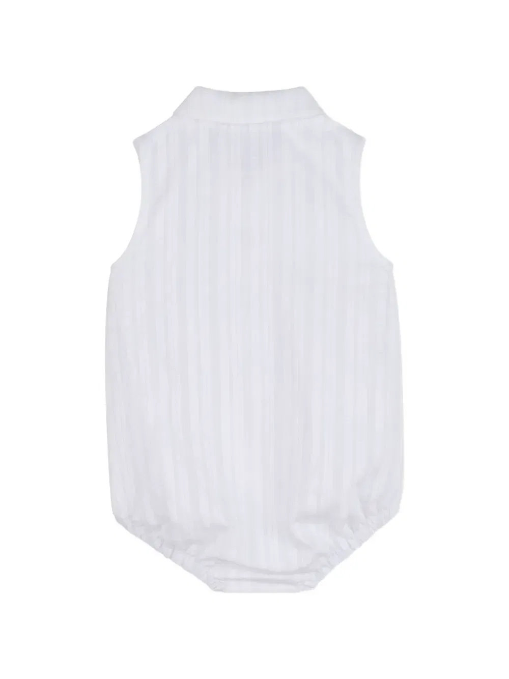 Полосатый комбинезон Boss Kidswear, белый — фото 4