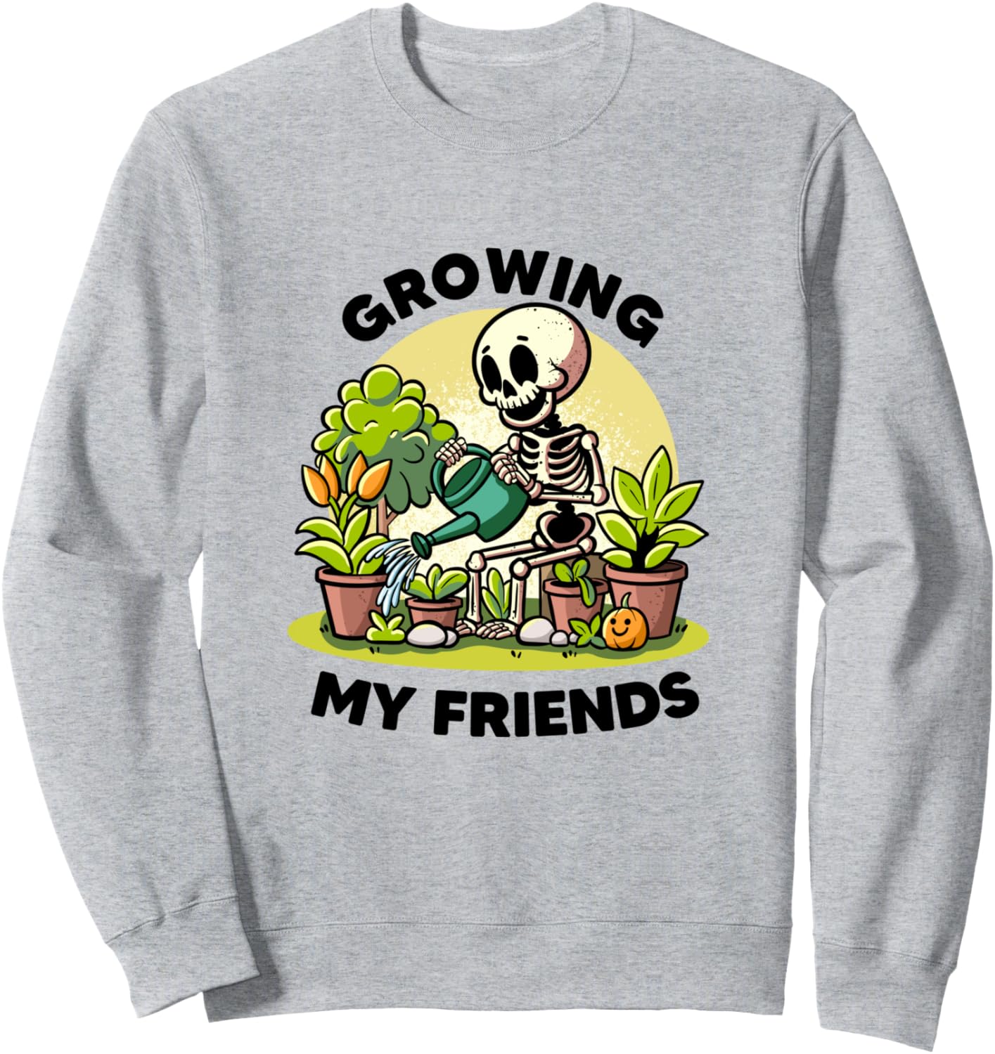 

Забавная толстовка для любителей горшечных растений, которая поможет вырастить моих друзей Growing My Friends Crazy Plant Guy Botanic Botany, серый