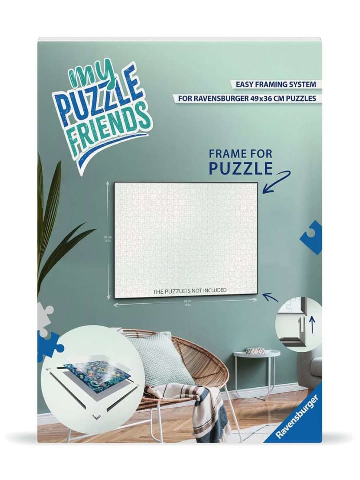 

Аксессуары для пазлов Ravensburger, рамка для пазлов, черная, в разных цветах