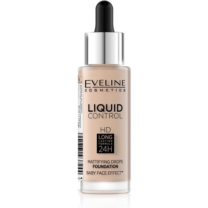 

Eveline Liquid Control Hd Longstay Матирующий праймер 32 мл 010 Светло-бежевый, Eveline Cosmetics