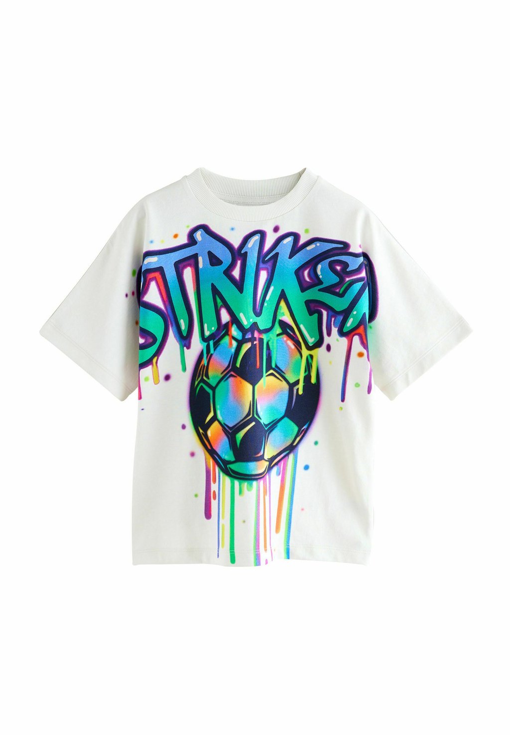 

Футболка с принтом SHORT SLEEVE GRAPHIC STANDARD Next, белый