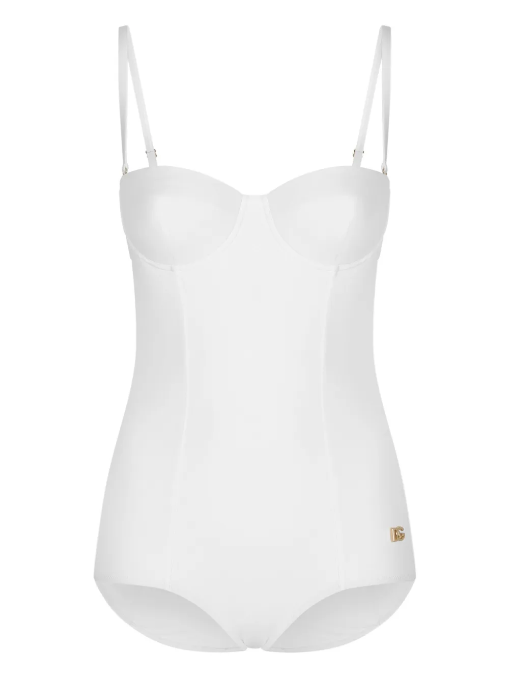 

Купальник с логотипом DOLCE & GABBANA, белый