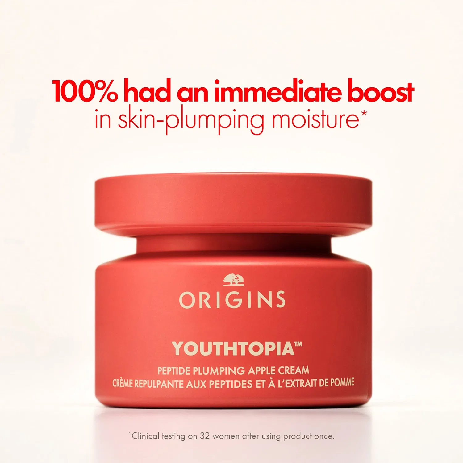Крем для лица Origins — Youthtopia с пептидами для увеличения объема и вкусом яблока, 50 мл — фото 3