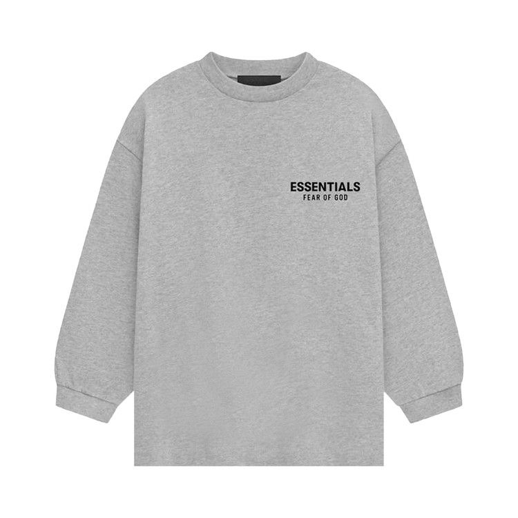 

Футболка Fear of God Essentials Kids Jersey Long-Sleeve Tee, Light Heather Grey
